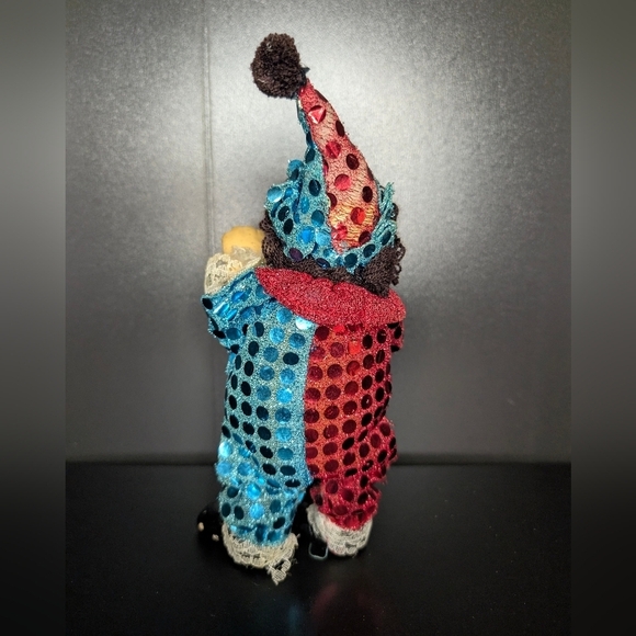 Colorful Clown Doll - Red and Blue - Picture 4 of 7